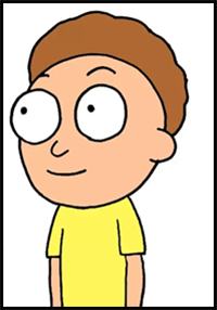 How to Draw Morty | Rick and Morty
