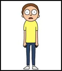 How to Draw Rick and Morty - Morty Smith