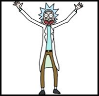 How to Draw Rick and Morty - Rick Sanchez