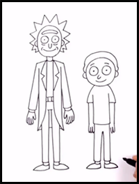 How to Draw Rick and Morty: A Step-By-Step Guide