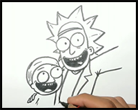 How to Draw Rick and Morty Characters Step by Step