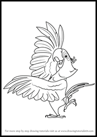 How to Draw Blu from Rio