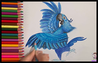 How to Draw Blu from Rio