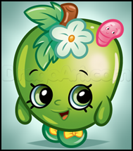 How to Draw Apple Blossom from Shopkins