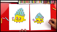 How to Draw a Shopkins – Cupcake Queen