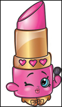 How to Draw Lippy Lips / Cute Lipstick from Shopkins – Easy Step by Step Drawing Tutorial for Kids
