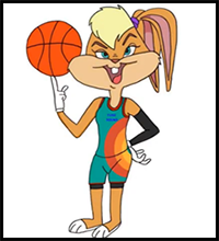 How to Draw Lola Bunny | Space Jam 2 | Space Jam Characters