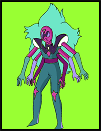 How to Draw Alexandrite from Steven Universe