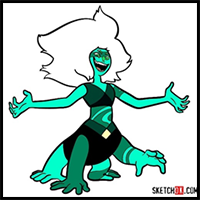 How to draw Malachite | Steven Universe