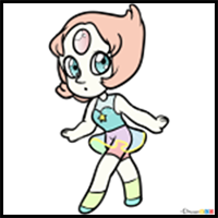 How to Draw Chibi Pearl, Steven Universe