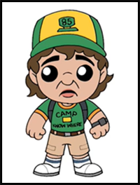 How to Draw Dustin | Stranger Things