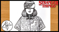How to Draw Eleven | Stranger Things Drawing Tutorial Easy