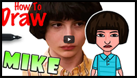 How to Draw Mike from Stranger Things