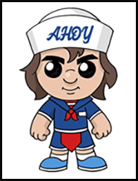 How to Draw Steve Harrington | Stranger Things