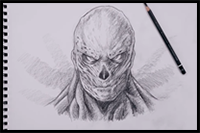 How to Draw Vecna | Stranger Things 4 Sketch Tutorial