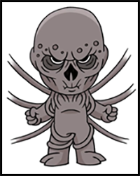 How to Draw Vecna | Stranger Things Season 4