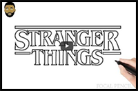 How to Draw Stranger Things Logo