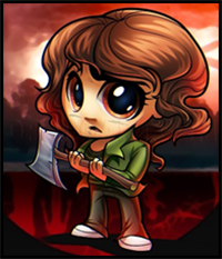 How to Draw Joyce Byers from Stranger Things