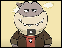 How to Draw Mr. Shark from Bad Guys EASY Tutorial