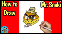 How to Draw Mr. Snake | The Bad Guys Art Lesson
