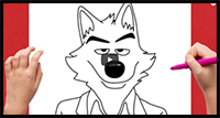 How to Draw Mr. Wolf from The Bad Guy