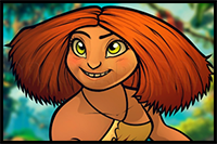 How to Draw Eep, Eep From The Croods
