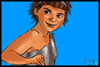 How to Draw Ugga Crood from The Croods
