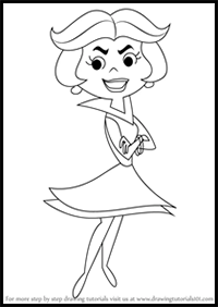 How to Draw Jane Jetson from The Jetsons
