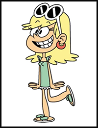 How to Draw The Loud House Characters Leni Loud