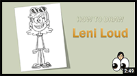 How to Draw Leni Loud from the Loud House