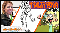 How to Draw Leni Loud from The Loud House