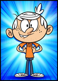 Drawing Lincoln Loud from The Loud House