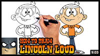 How to Draw Lincoln Loud | The Loud House