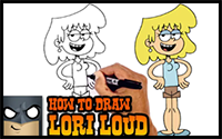 How to Draw Lori Loud | The Loud House