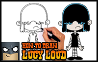 How to Draw Lucy Loud | The Loud House