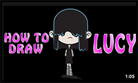Drawing Lucy from The Loud House! [Easy]