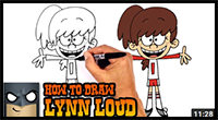 How to Draw Lynn Loud | The Loud House