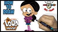 How to Draw Ronnie Anne from The Loud House Step by Step Easy