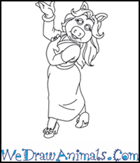 How to Draw Miss Piggy