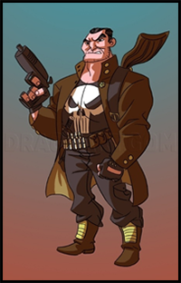How to Draw The Punisher