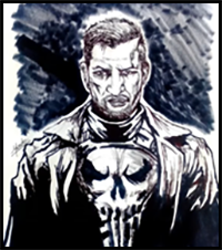 How to Draw THE PUNISHER