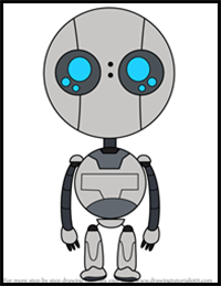 How to Draw Chibi Roz from The Wild Robot