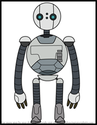 How to Draw Roz from The Wild Robot