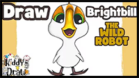 How to Draw Brightbill from The Wild Robot – Easy Guide!