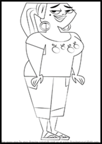 How to Draw Leshawna from Total Drama Island