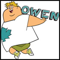 How to Draw Owen from the Total Drama Series with Easy Step by Step Drawing Tutorial