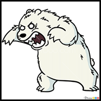 How to Draw Angry Ice Bear, We Bare Bears