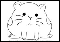 How to Draw Hamster from We Bare Bears