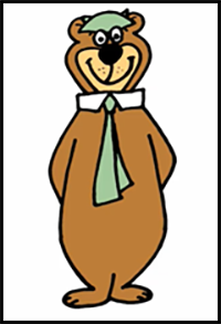How to Draw Yogi Bear Cartoon from the Yogi Bear Show