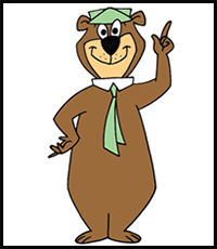 How to Draw Yogi Bear | Hanna Barbera
